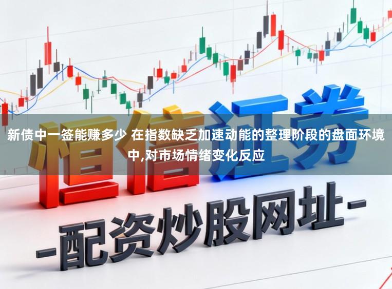 新债中一签能赚多少 在指数缺乏加速动能的整理阶段的盘面环境中,对市场情绪变化反应
